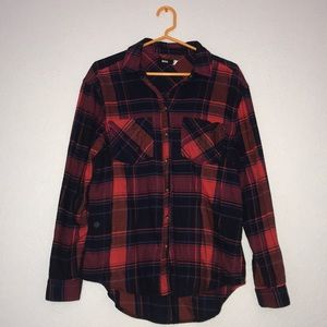 Red & blue soft flannel